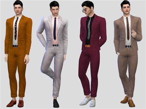 The Sims Resource Fluria Formal Suit