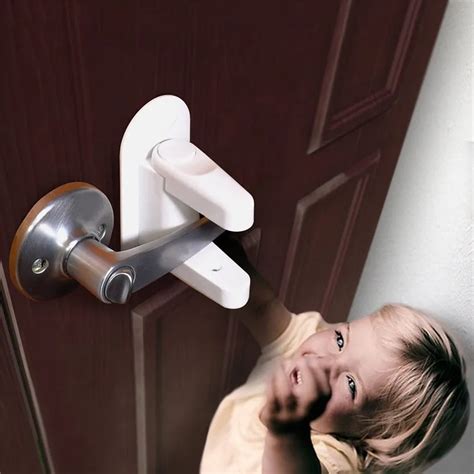 Buy Useful Kids Safety Door Lever Lock Child Toddler