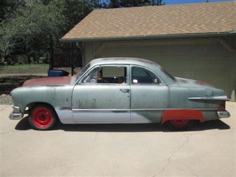 Classic 1951 Ford Shoebox Coupe Rat Rod Style For Sale