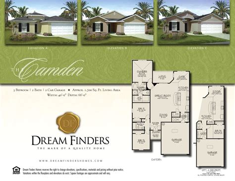 Dream Finders Homes Floor Plans