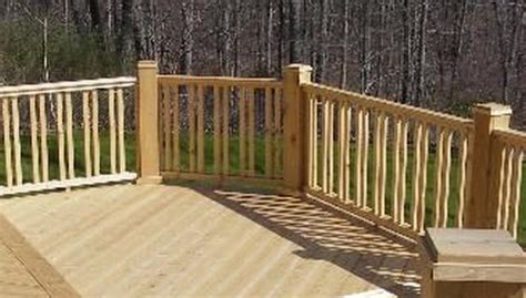 To make sure your baluster spacing is up to code, follow the best practice to include three balusters for every foot of railing. Double Vertical 2x2 Baluster Design - Deck Railing ...