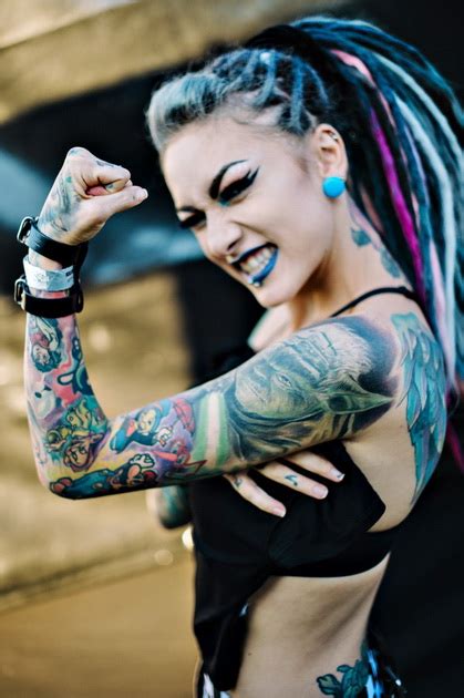 Metal Chick Of The Month Lena Scissorhands THE HEADBANGING MOOSE