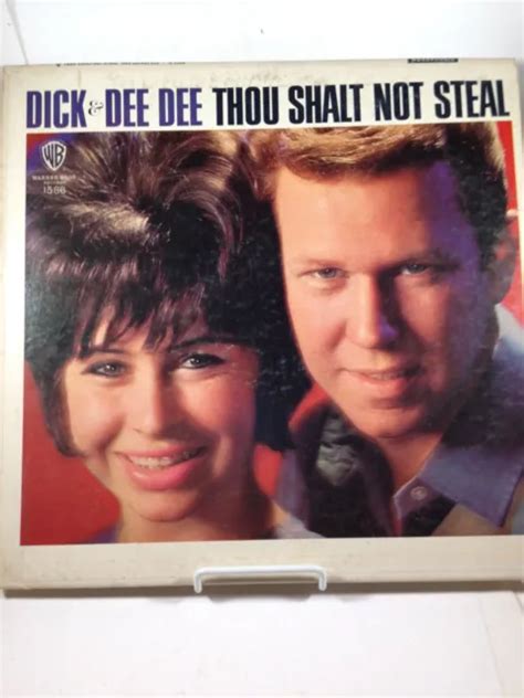Vintage Vinyl Lp Dick And Dee Dee Though Shalt Not Steal 159 Picclick