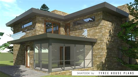 Skiatook Modern 4 Bed House With Upstairs Living By Tyree House Plans
