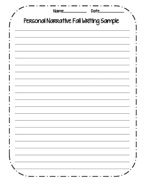 15 Best Images Of Personal Narrative Writing Worksheets 3rd Grade