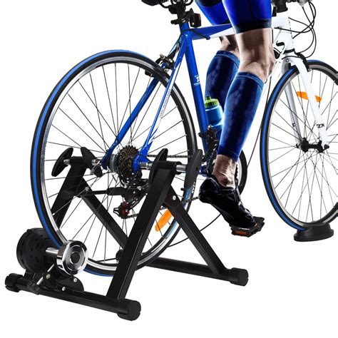 Costway 8 Speed Indoor Bicycle Trainer Stand Portable Bike Training
