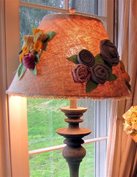 Fabric Flower Lamp Shade Diy Lamp Shade Diy Home Accessories Lamp Decor