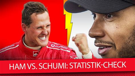 Hamilton Vs Schumacher Formel 1 Legenden Im Statistik Check