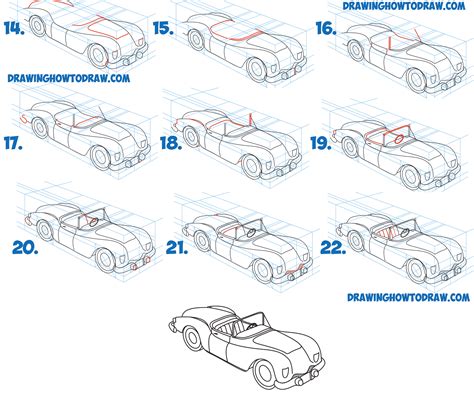 How To Draw A Car Convertible In Two Point Perspective