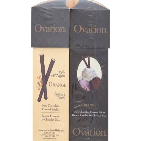 Ovation Sticks Dark Chocolate Covered Orange 44 Oz Delivery Or