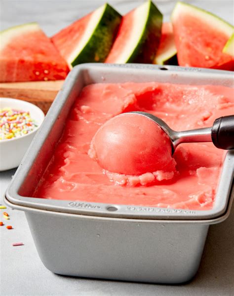 Watermelon Ice Cream Clean Delicious