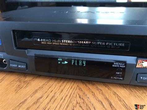 SHARP VC H988U 4 Head Hi Fi Stereo Video Cassette Recorder VCR VHS