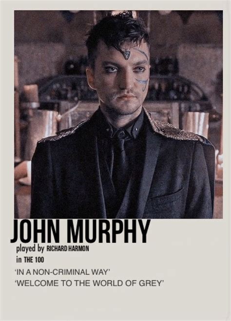 John Murphy Polaroid Poster The 100 Poster The 100 Show The 100