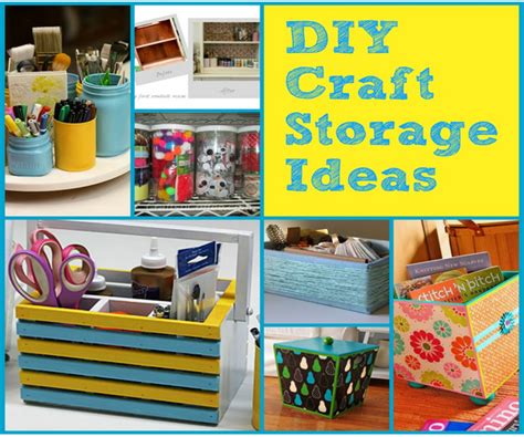 Diy Storage Ideas For Craft Supplies