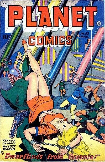 Planet Comics 2x3 Fridge Magnet Comic Book Cover Vintage Collector Sci Fi Comics Bd Comics