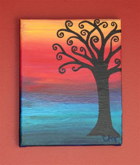 24 Fanciable Canvas Painting Ideas ~ Aesthetic Home Design