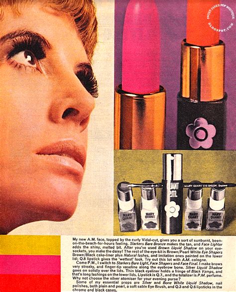 Mary Quant Cosmetics 1967 Vintage Makeup Ads Retro Makeup Vintage