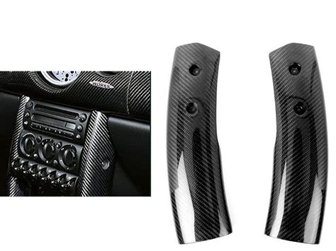 Carbon Fiber Interior Console Post Trims For Mini Cooper R50 R52 R53 Ebay