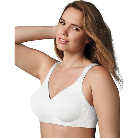 playtex women s 18 hour white nylon spandex seamless smoothing wirefree bra free shipping on