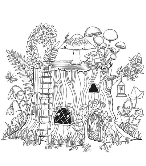 Printable Enchanted Forest Coloring Pages Printable Word Searches