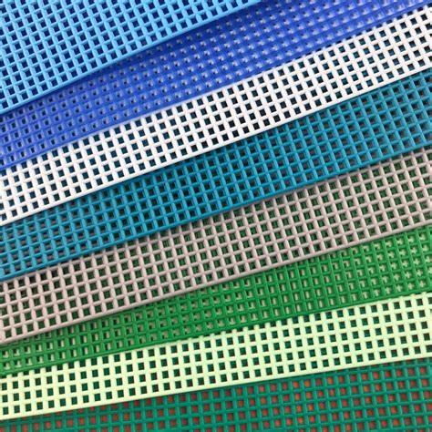 Plastic Canvas Needlepoint 7 Mesh Grid Colorful Blue Etsy