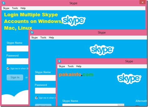 Run Multiple Skype Accounts On Windows Desktop Pakainfo