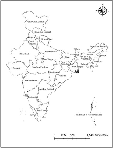 All States In India Map States And Union Territories Of India Wikipedia