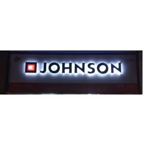 Acrylic Led Shop Sign Board For Outdoor Shape Rectangle Rs 250