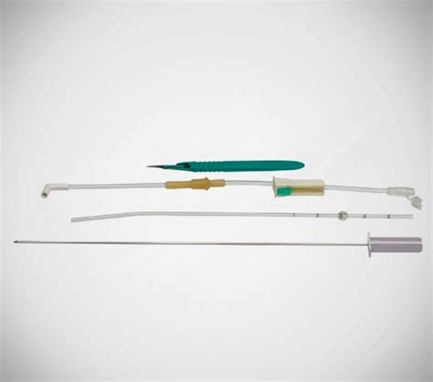 Straight Single Peritoneal Dialysis Catheter For Hospital Size Adult