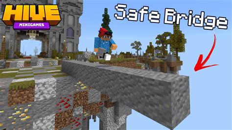 The Easiest Bridging Method Minecraft Bedrock How To Safe Bridge