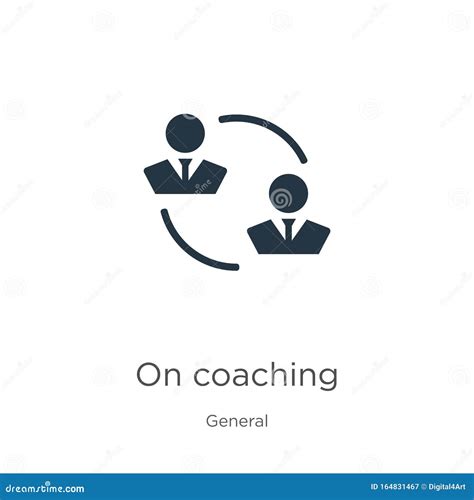 On Coaching Icon Vector Trendy Flat On Coaching Icon From General