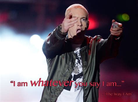 I Am Whatever You Say I Am The Way I Am 16 Of Eminems Most