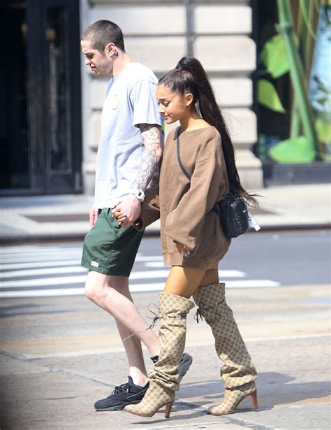 Ariana Grande With Her Boyfriend Pete Davidson New York City 0618