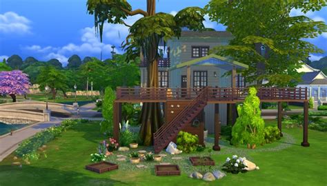 Eco Treehouse At Sophia Virtual Estate Sims 4 Updates
