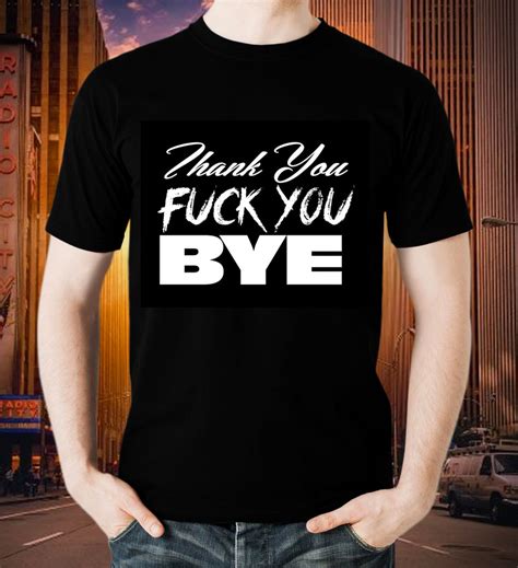 Jim Cornette Thank You Fuck You Bye T Shirt