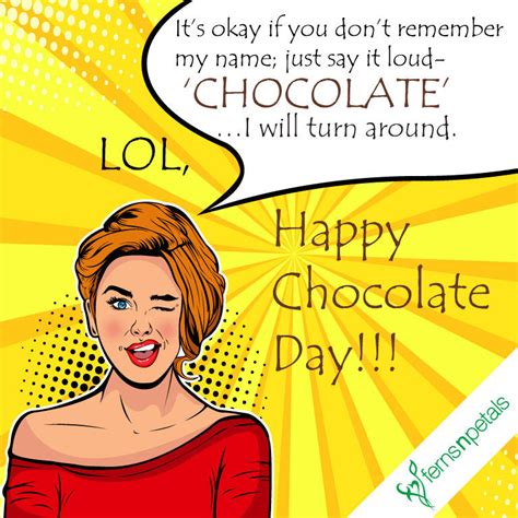You can a 'happy chocolate day' by sending lovely chocolate quotes. Happy Chocolate Day Quotes | Chocolate Day Messages and ...