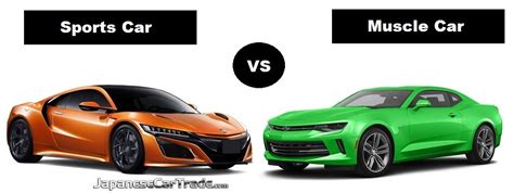 Muscle Car Vs Sports Car Car Comparison