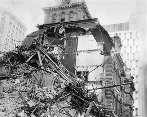 Vintage Photos Of Beautiful Buildings Being Demolished ~ Vintage Everyday