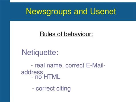 Ppt Newsgroups And Usenet Powerpoint Presentation Free Download Id