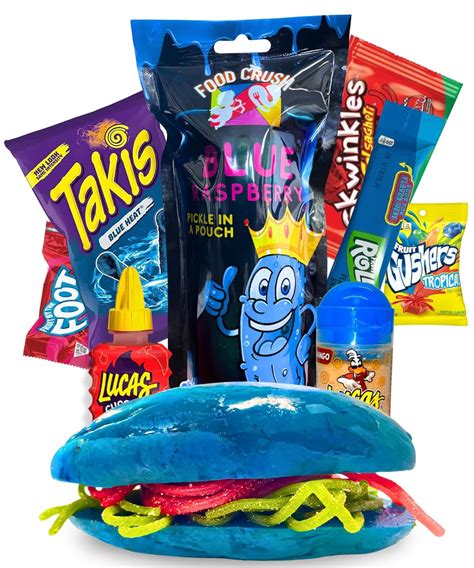 Blue Raz Pickle Kit-Blue Raspberry Pickle Kit With Blue Takis, Fruit