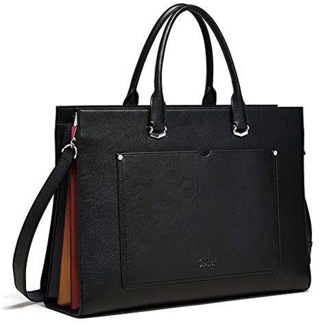 Briefcase For Women Leather Slim 156 Inch Laptop Business Shoulder Bag