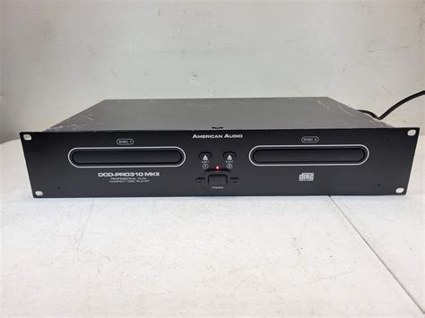 American Audio Dcd Pro 310 Mkii Dual Cd Player Player Only Read