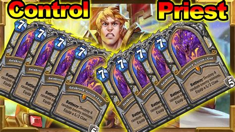 Control Priest Galakrond Cards In One Game Beyond The Sky