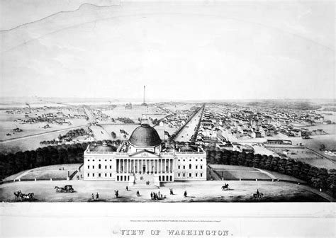 United States Capitol 1850 Painting By Granger Pixels