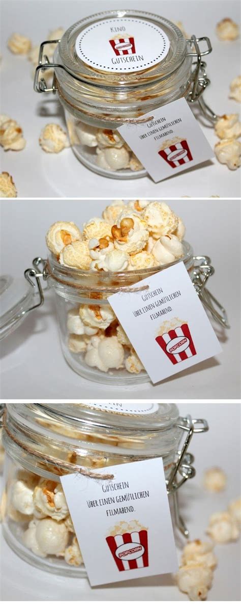 Klaviernoten zum ausdrucken für anfänger : Die perfekte Kinogutschein Verpackung: DIY Popcorn mit ...