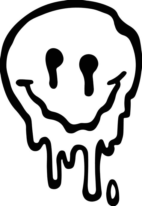 Melting Smiley Face Svg Dripping Smiley Face Svg Happ Vrogue Co