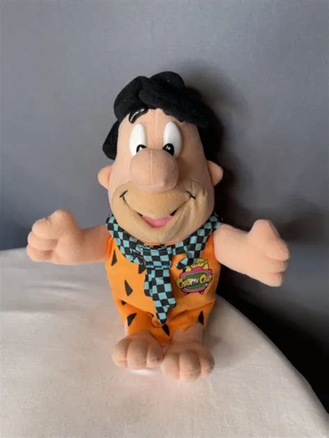 Vintage Mattel Cartoon Club Fred Flintstone Hanna Barbera Plush