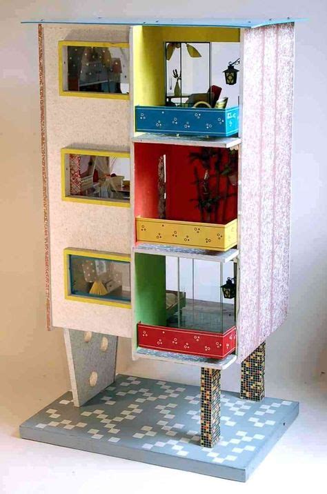 440 Miniature Modern Dollhouses Ideas In 2021 Modern Dollhouse