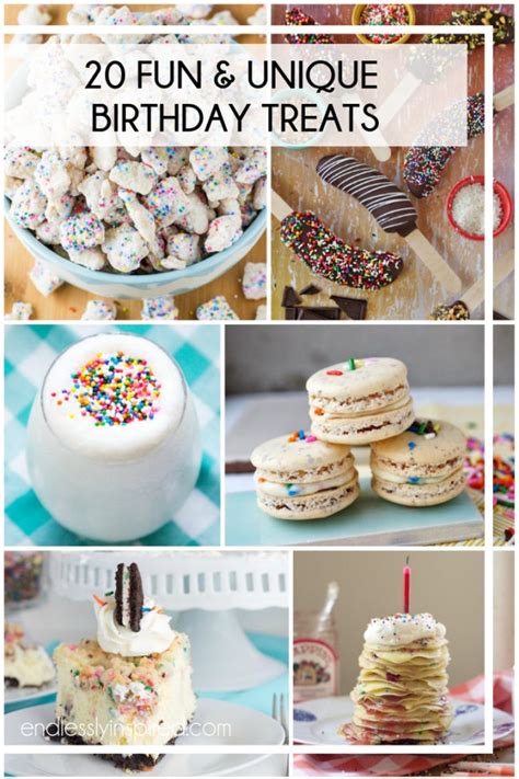 20 Fun And Unique Birthday Treats Endlessly Inspired