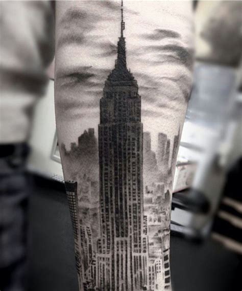 15 Of The Craziest New York City Inspired Tattoos Building Tattoo
